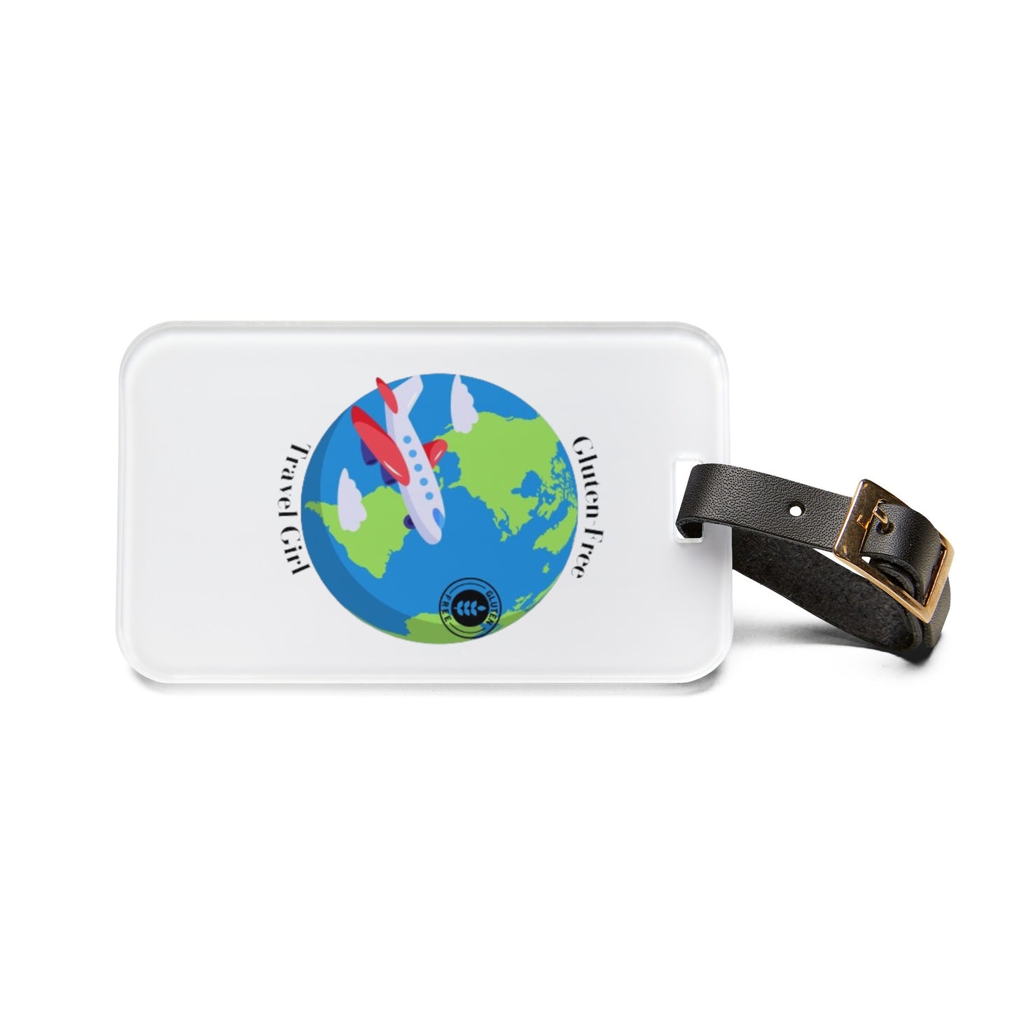 Gluten-Free Travel Girl Luggage Tag