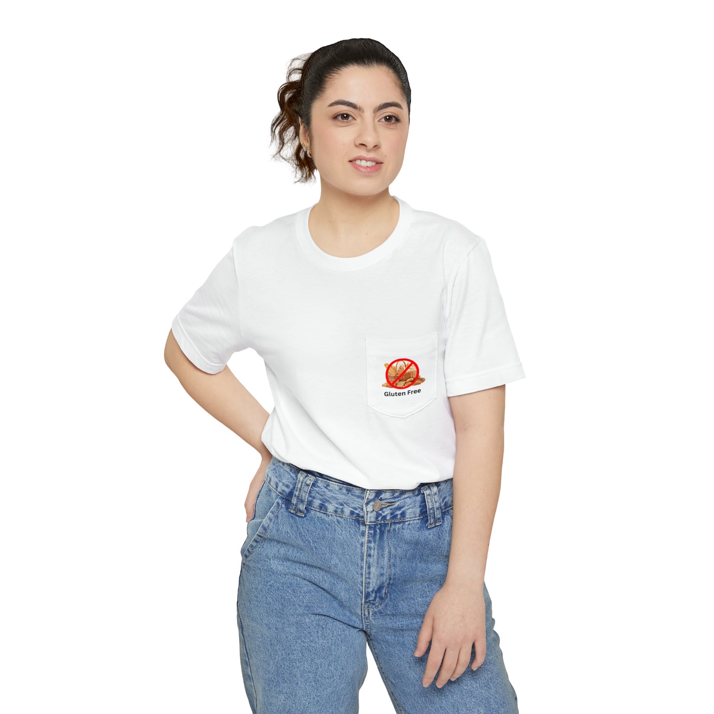 Gluten free Unisex Pocket T-shirt